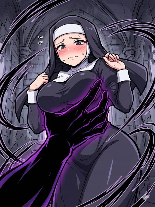 皎洁月光下伫立的唯美少女身影
