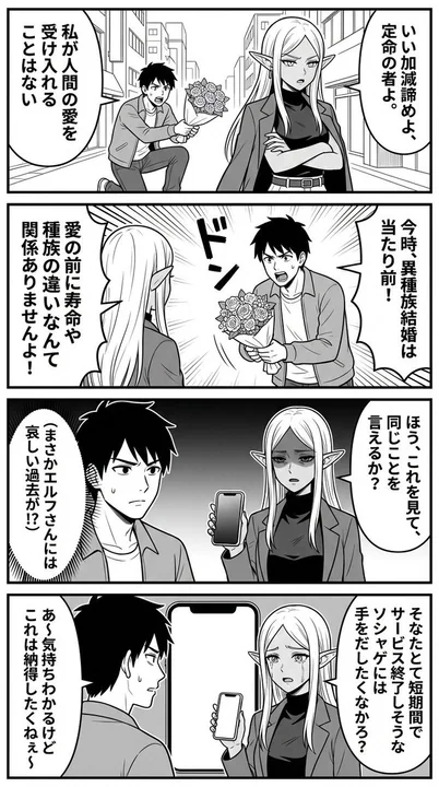 エルフが求愛を拒否した理由がスマホゲームの運営終了だった