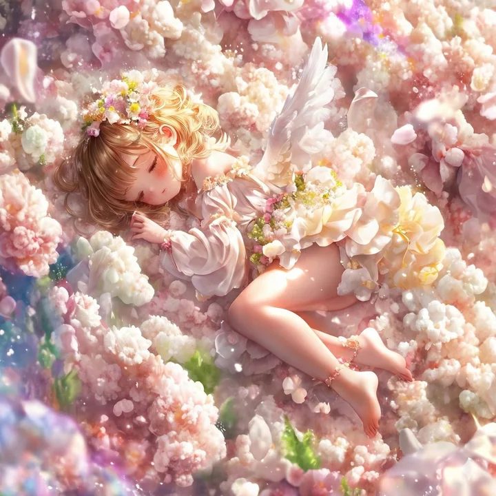 いたずらで生き生きとしたナーノ風の小悪魔の世界
