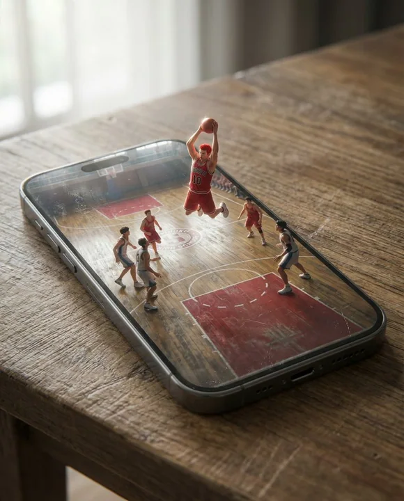 スマートフォンの画面で、運動の世界をポケットに収めましょう。