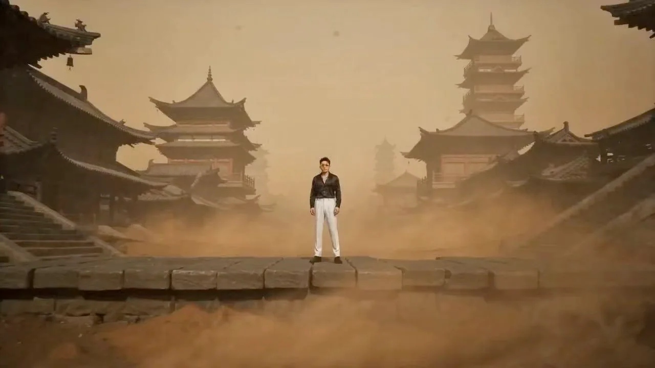 Japanese anime ACT game wasteland master movie-level intense battle