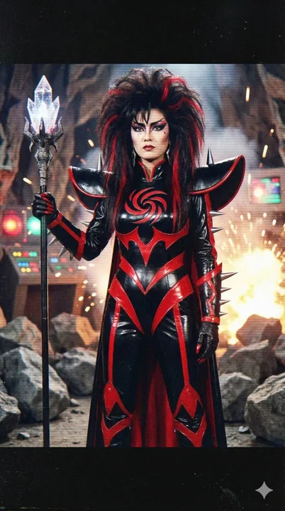 Fatal Superheroine from the 80s Photo