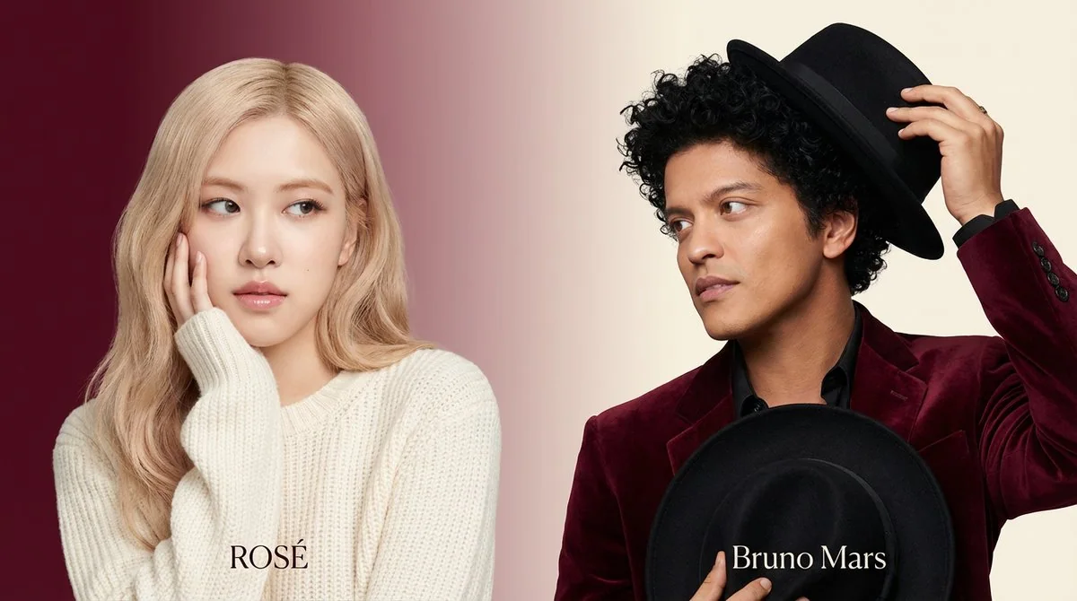ROSÉ与火星哥双联画大片