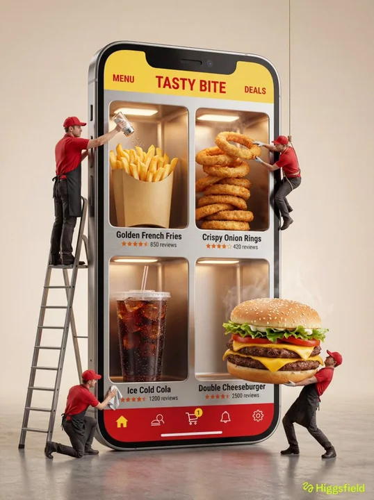 A super realistic 3D commercial photo