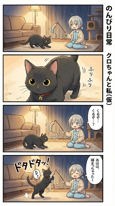 Nanométrique mise en valeur d'une petite banane au style manga japonais