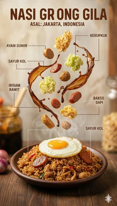 インドネシアの熱食の懸濁解析情報図