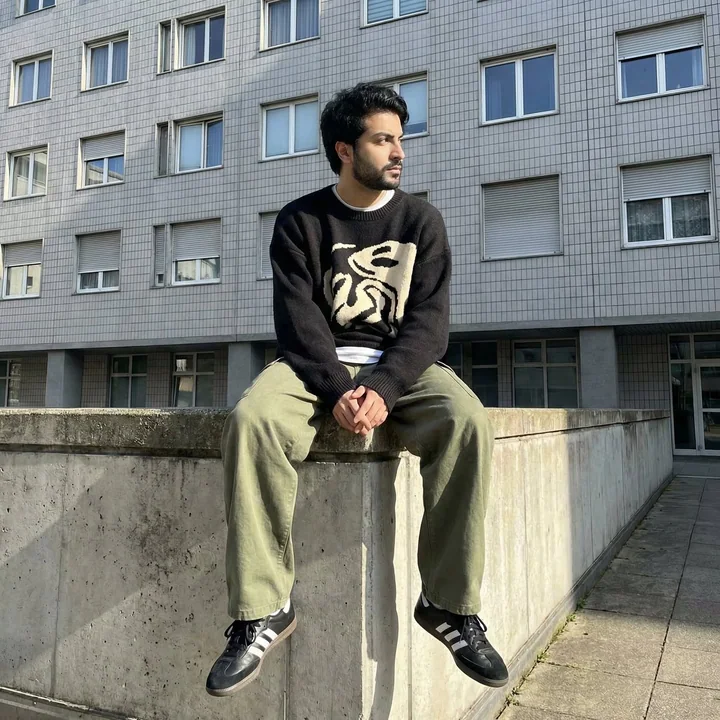 Urban Reflections: Gazing from the Edges of Concrete