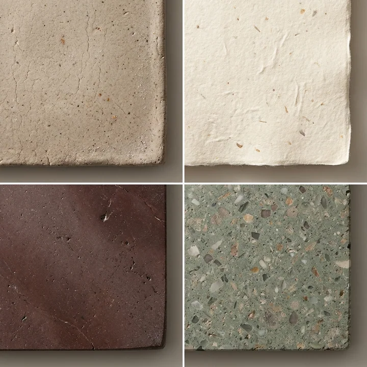Subtle material textures under extreme macro photography