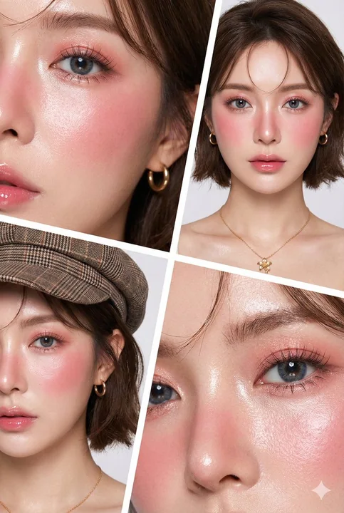 Collage de beauté haut de gamme pour peau lumineuse style coréen