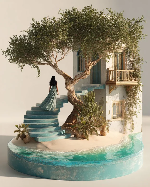 3D hyper-realistic scene model