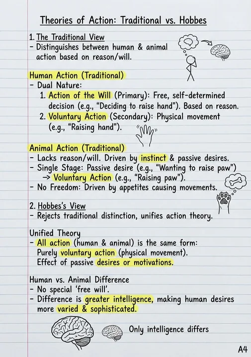 A4 handwritten notes from a top student, highlighted with fluorescent pens