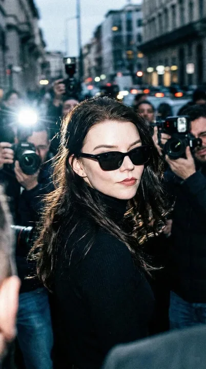 Style de paparazzi décontracté à l'extérieur de la passerelle