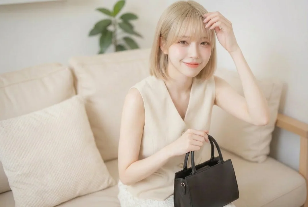 Tenue de travail et de loisirs minimaliste en noir et blanc