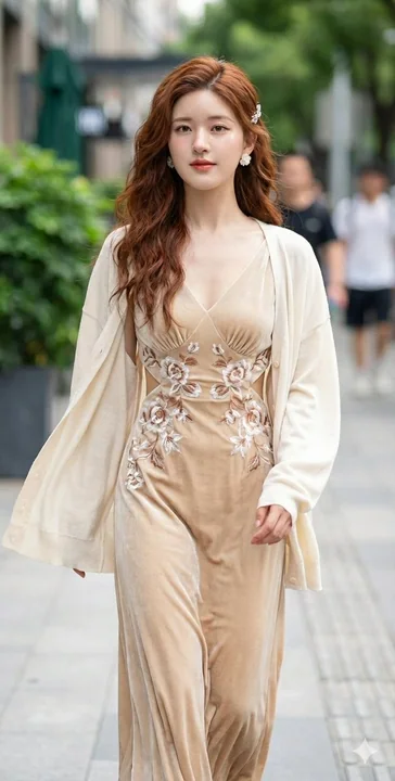 Zhao Lusi robe liquide argentée rouge tapis rouge haute couture