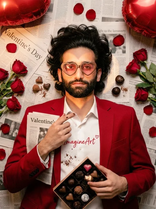 Chocolatines aux roses pour la Saint-Valentin, couverture du magazine
