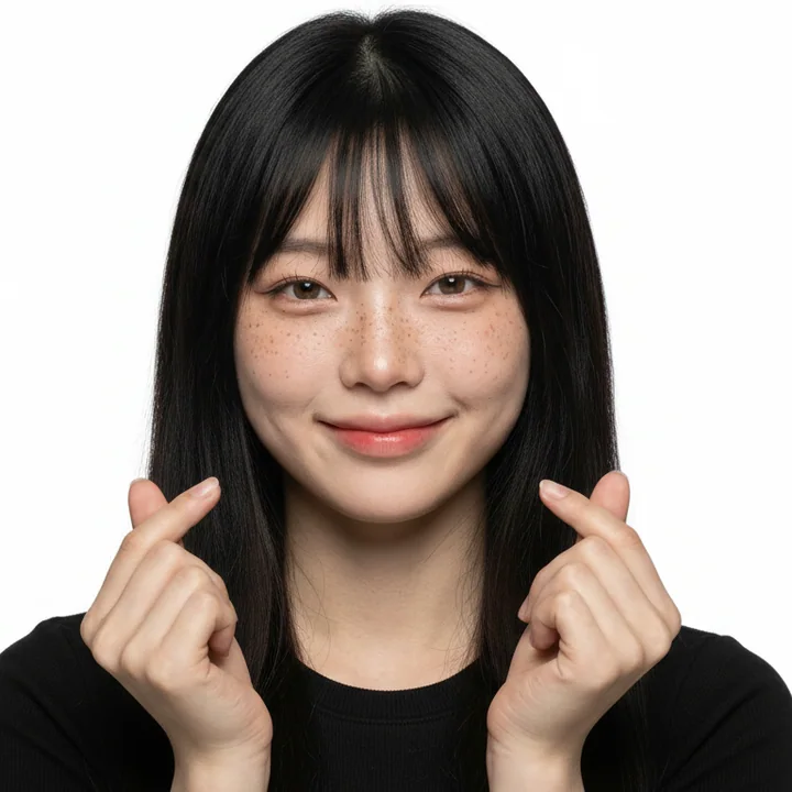 美しいキャラクターの多角的な光と影、サイドプロフィールのクローズアップ
