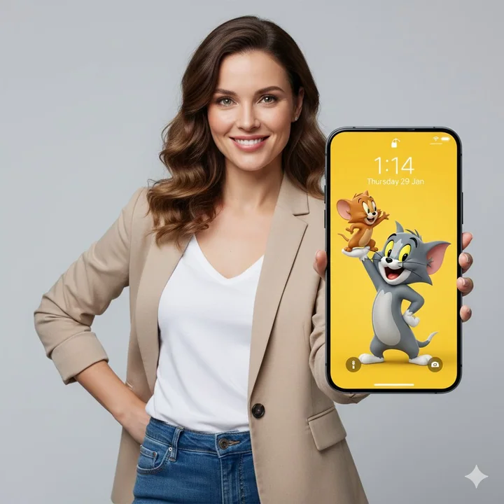 Publicité commerciale mode de fond d'écran 3D chat et souris