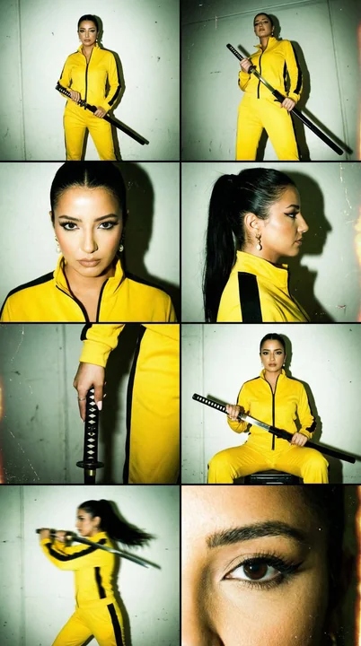 Kill Bill Style 8mm Film Fashion Spread