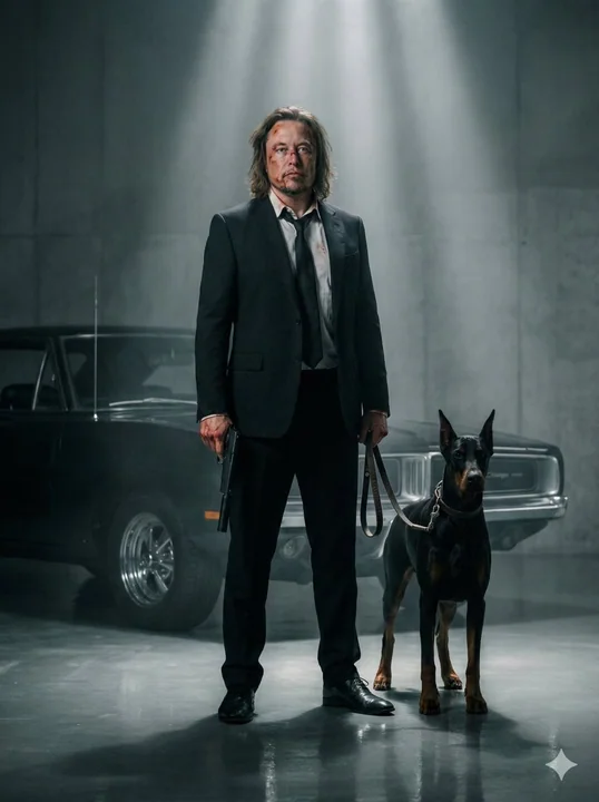 Noir extrême : Le tueur en costume et le chien méchant - Film d'animation