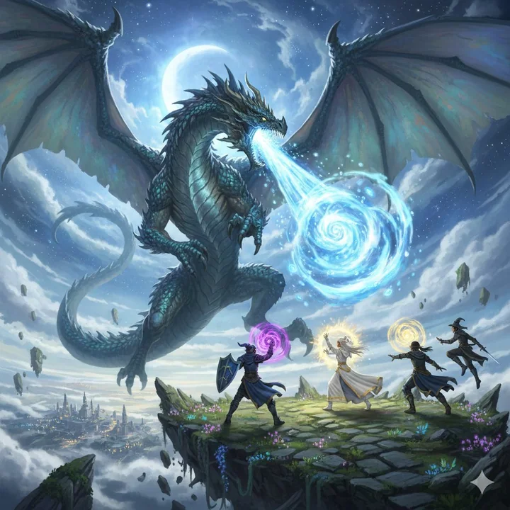 Final Fantasy Bahamut Épique Combat