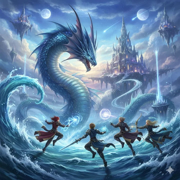 Monstrous Leviathan Final Battle Sacred Geometry