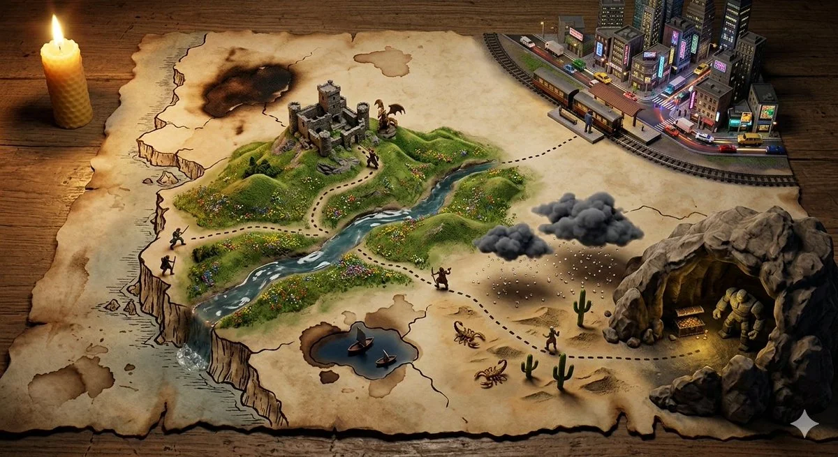A three-dimensional treasure hunting adventure that leaps off the page