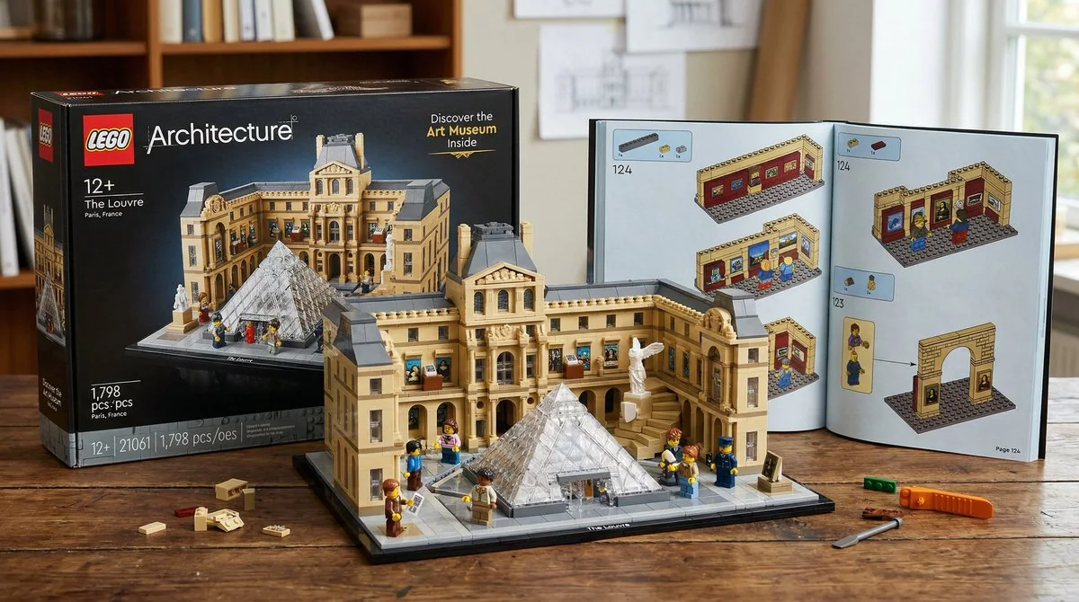 Magnifique ensemble de modèles de construction Lego avec une belle boîte de packaging