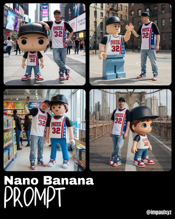 レゴとFunkoのフィギュアとおしゃれな記念写真