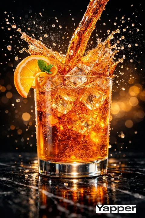 Luxury Coke Ice Drink Splashing Instant Photography