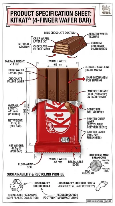 食品工程蓝图风格产品拆解图