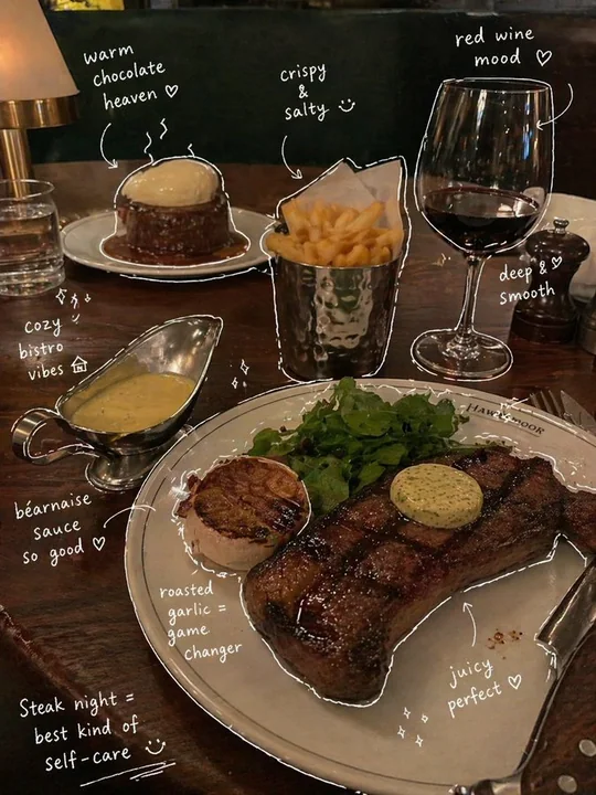Photograph culinaire à la main de notes de cuisine de la boucherie britannique