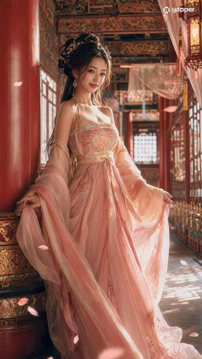 絶美的唐風漢服宮廷フォト