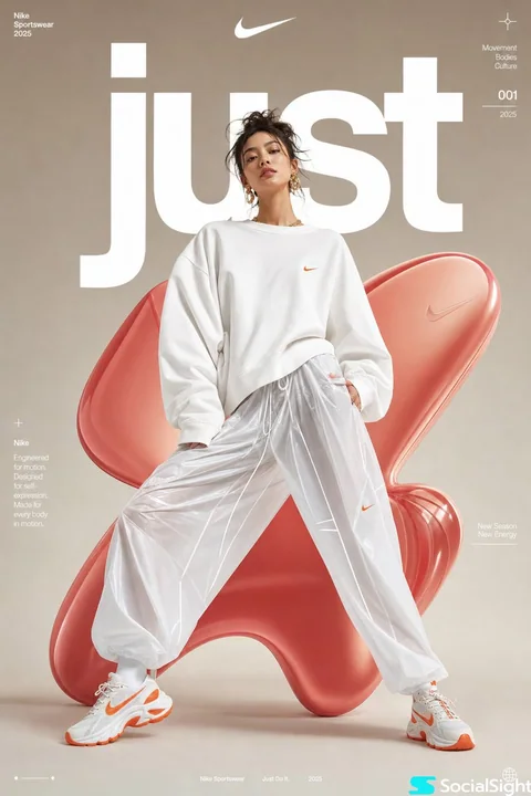 Futuristic Minimalist Sportswear Photo Shoot