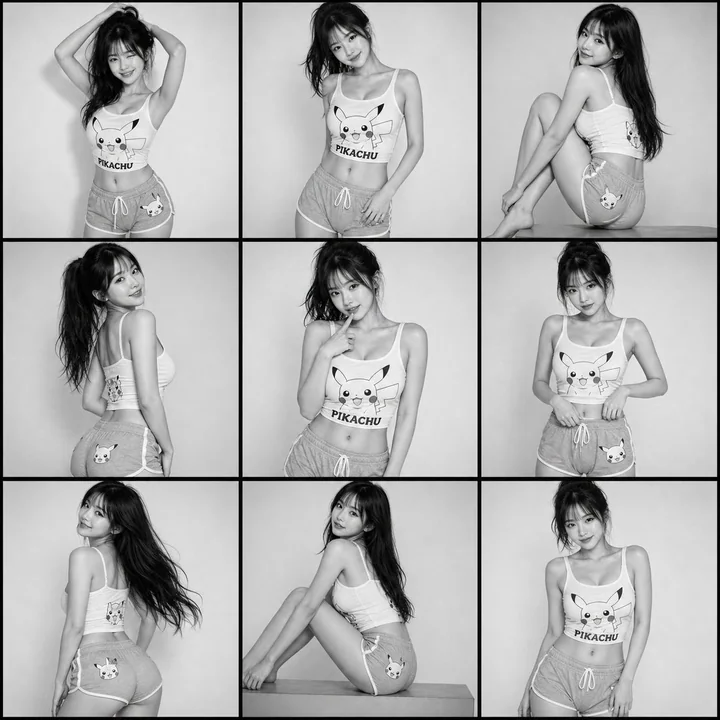 Kawaii Japanese-style Pikachu Fashion Board