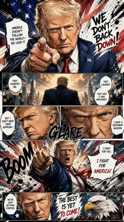 Create a color comic page based on the reference image.
