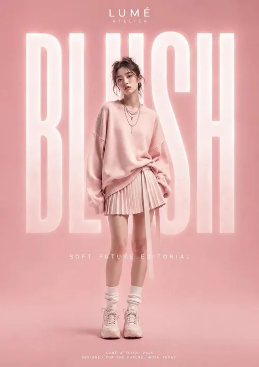 高級ストリートファッション雑誌グラビアデザイン用プロンプト