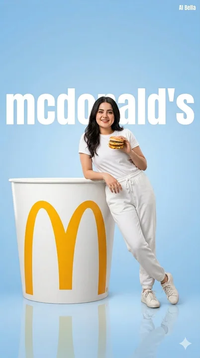 Постер для модной минималистичной фотографии McDonald’s