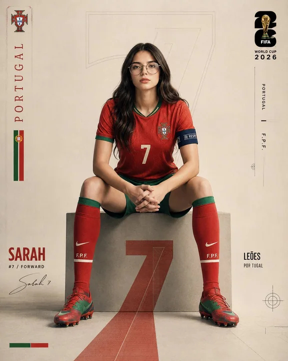 بوستر رياضي بسيط لنهائيات كأس العالم 2026