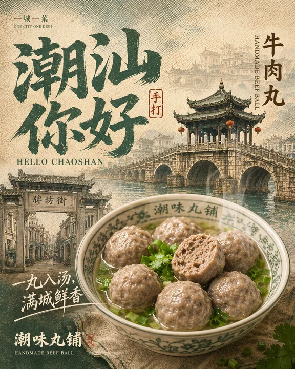 Генерация серии постеров «Архив городских вкусов: один город — одно блюдо»