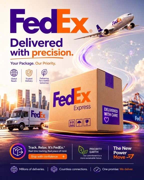 DHL 高端品牌创意设计社交媒体营销海报