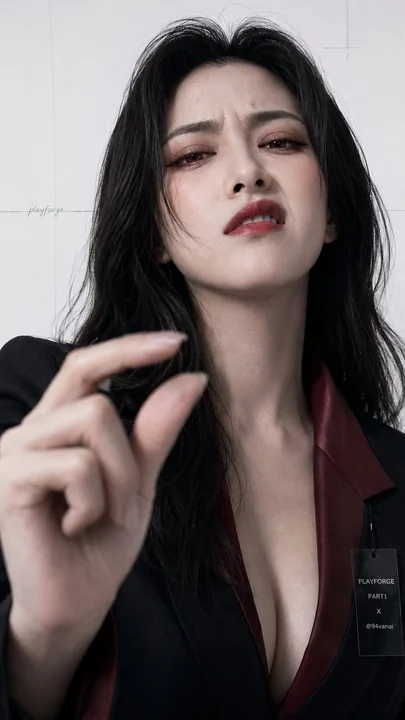 Portrait en gros plan d’une jeune femme à l’expression dégoûtée et dédaigneuse