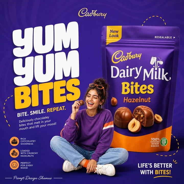 Gen Z bold commercial advertising aesthetic poster design