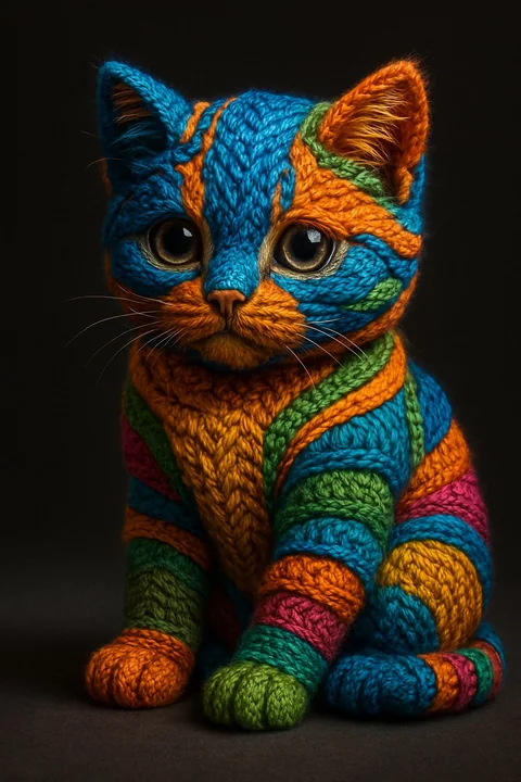 Colorful knits