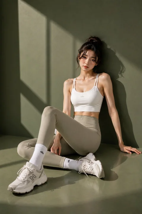 极简奢华运动风东亚女性时尚写真