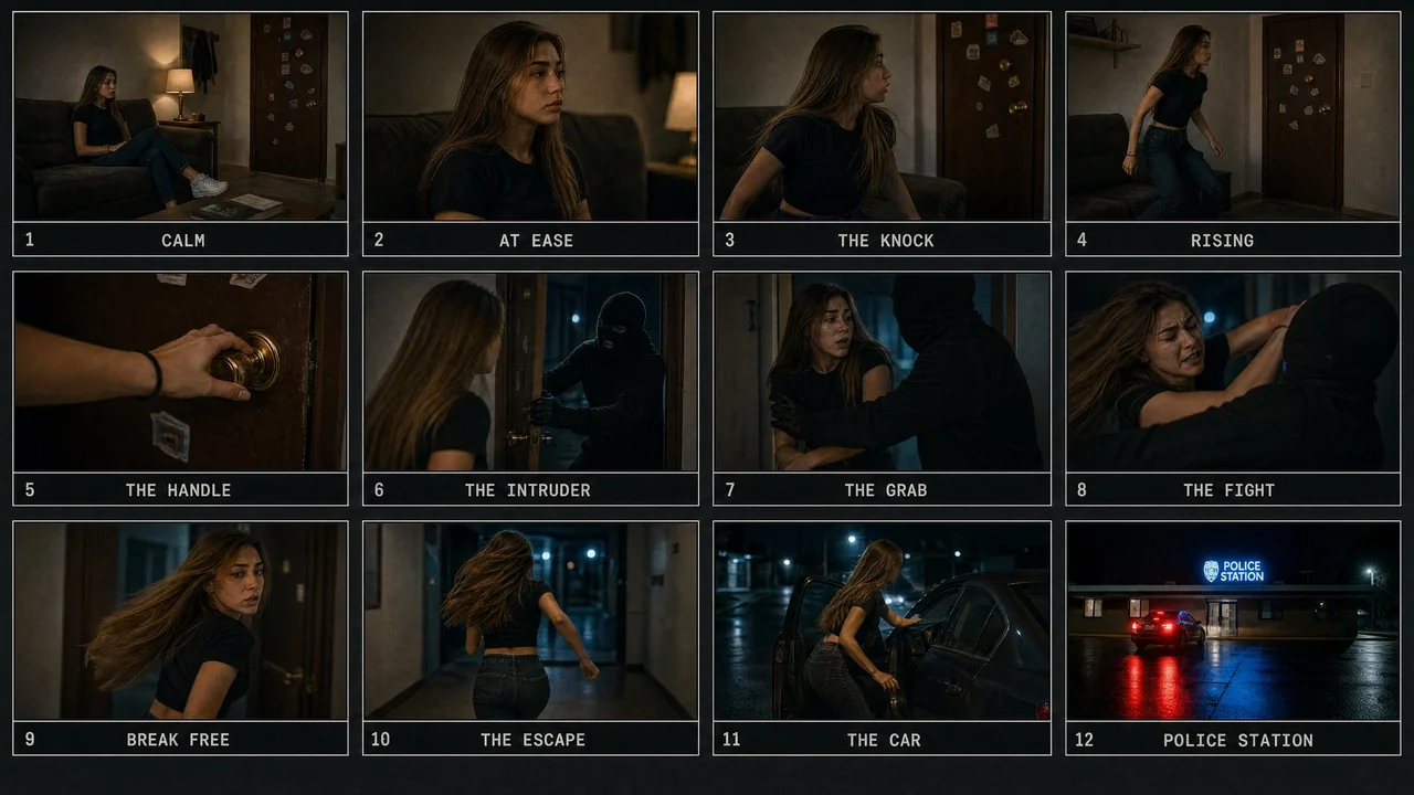 Thriller cinématographique d’invasion de domicile en qualité ultra haute définition