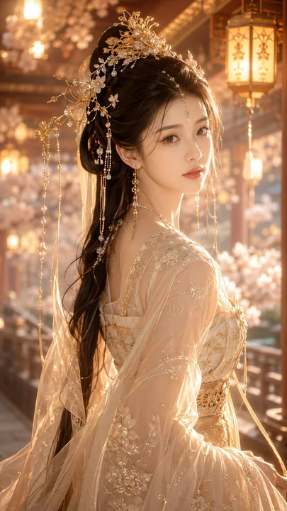 唐风仙侠贵气女主精修写真