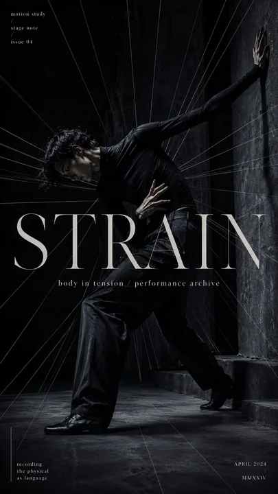 高端艺术家时尚社论海报