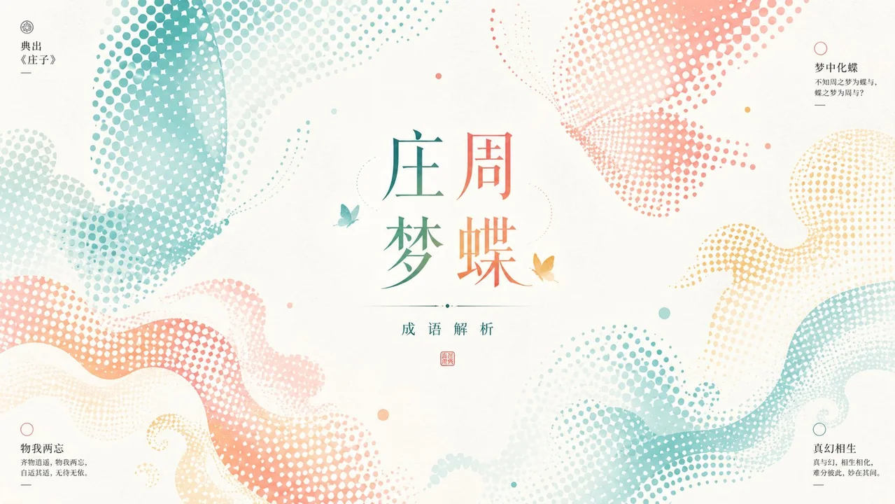 杯水车薪明亮清透半调网点图形设计