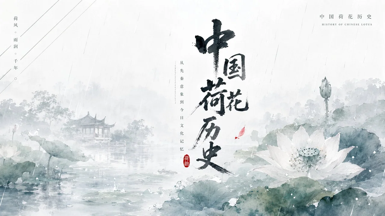 荷花清透书写感知识图鉴