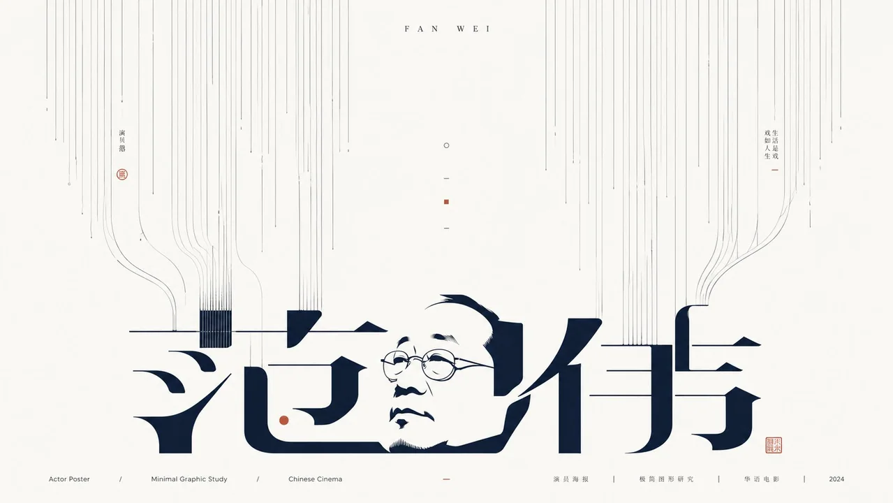 红楼梦极简主义实验字体书籍海报